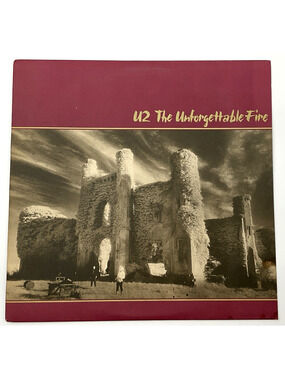 Vintage U2 ‎The Unforgettable Fire 1984 Island Records ST IL845555 Vinyl Record